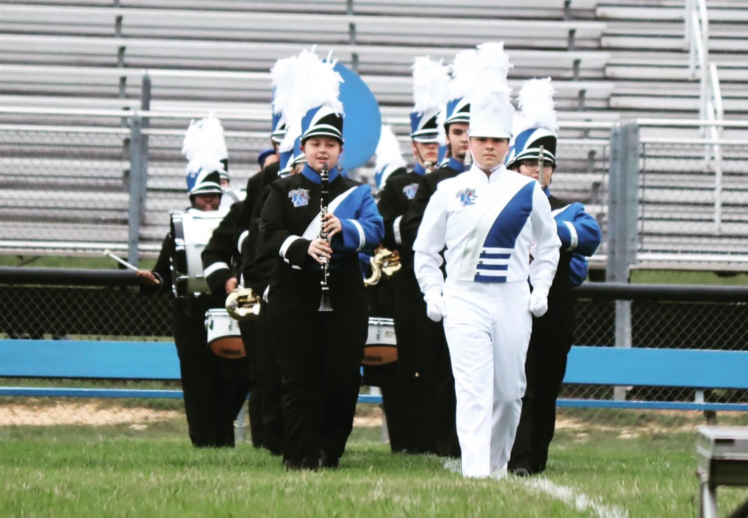 Marching Band Entering the Field